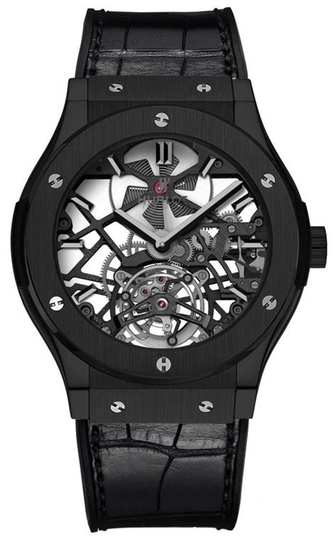 hublot all black skelleton|hublot big bang 44mm.